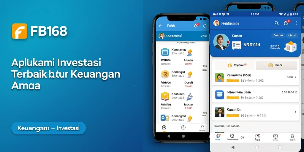 Tampilan antarmuka FB168 dengan fitur Investasi yang memudahkan pengguna.