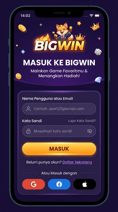 Masuk Akun Bigwin untuk Pengguna Android Indonesia